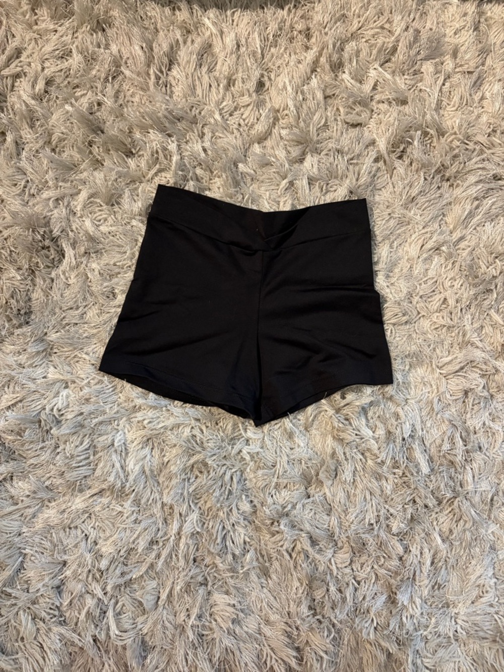 Black Children’s Stretch Dance Shorts
